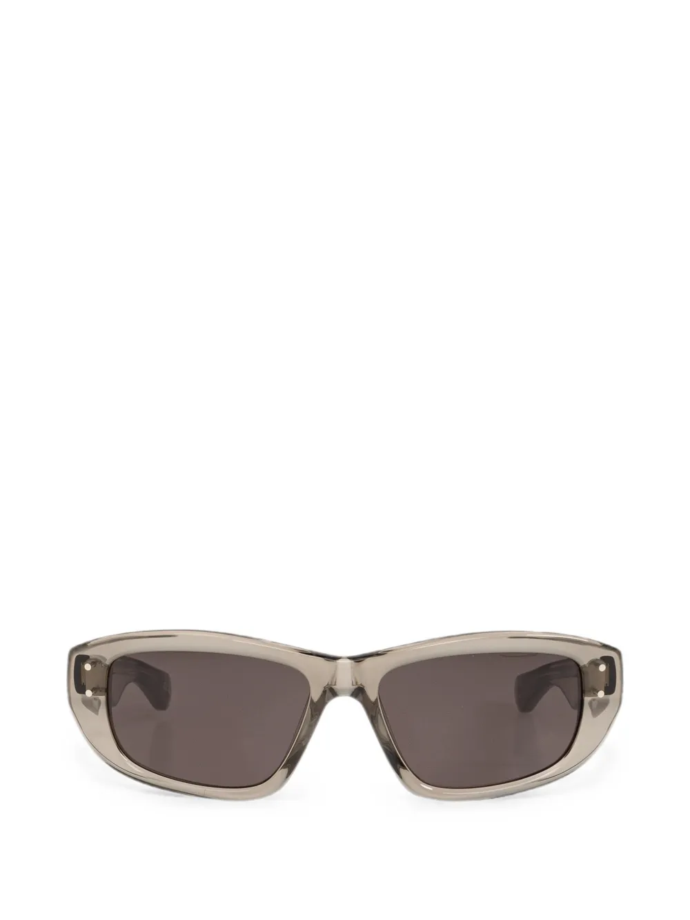 Balenciaga geometric-frame sunglasses - Grigio