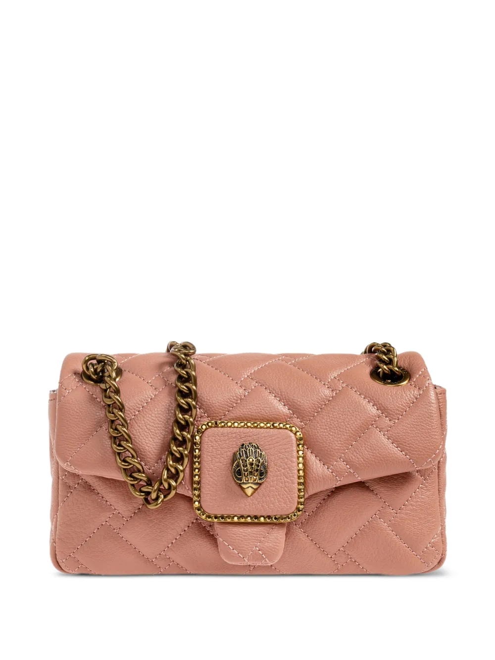 Kurt Geiger London Mini Pimlico quilted leather shoulder bag - Pink