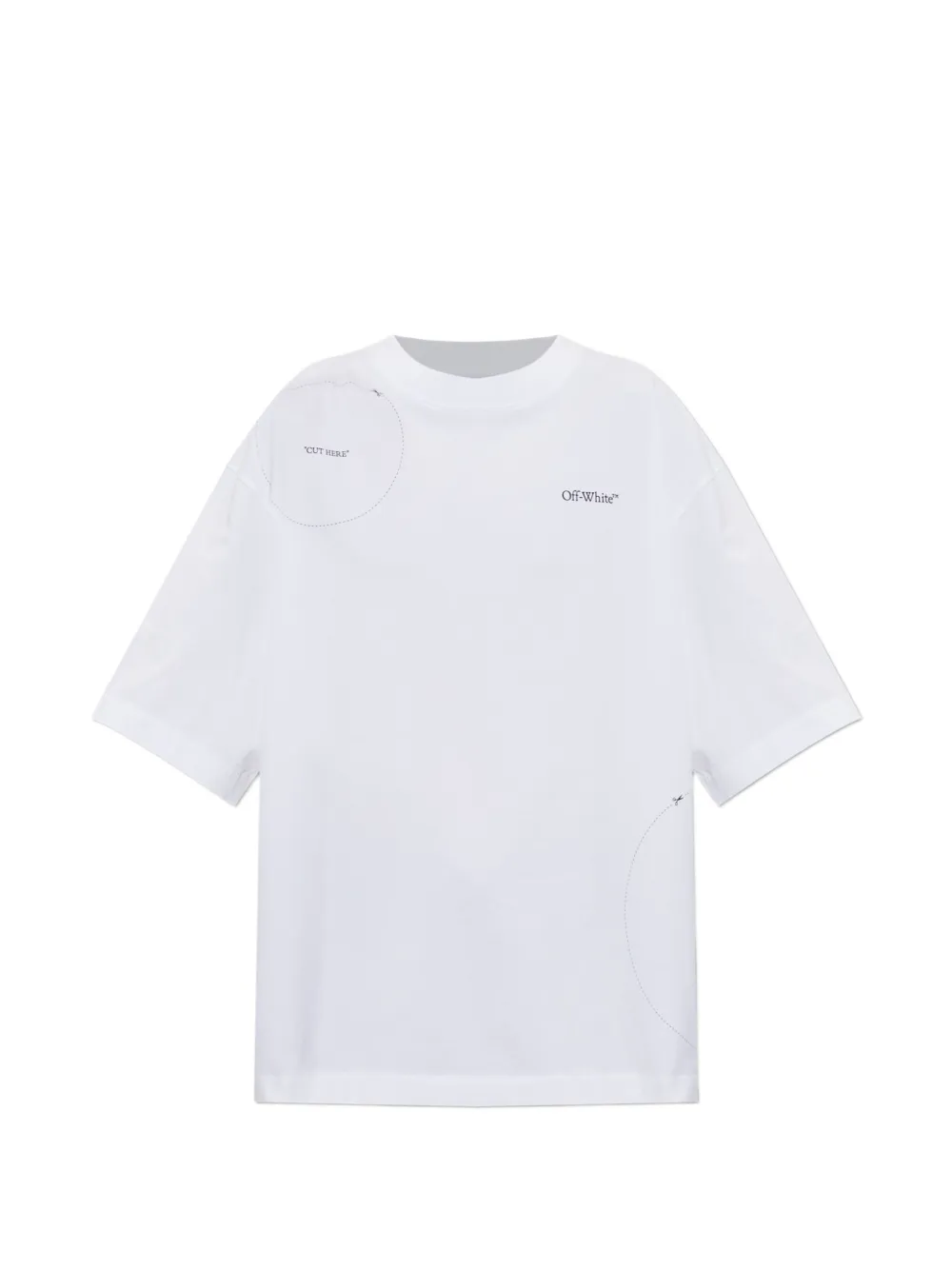 Off-White logo-print T-shirt - Bianco
