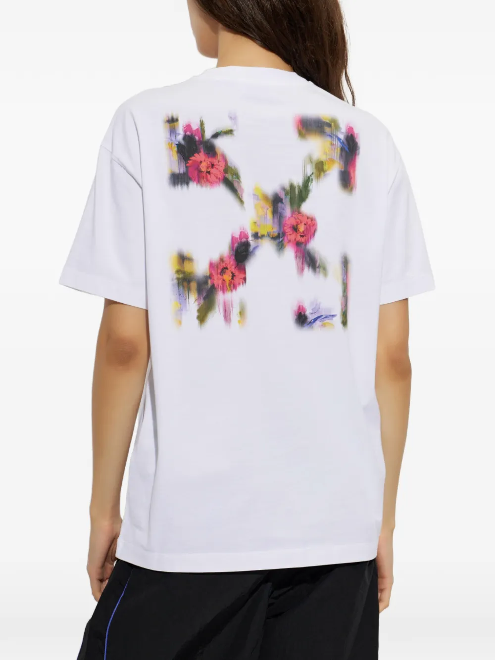 Off-White T-shirt met logoprint Wit