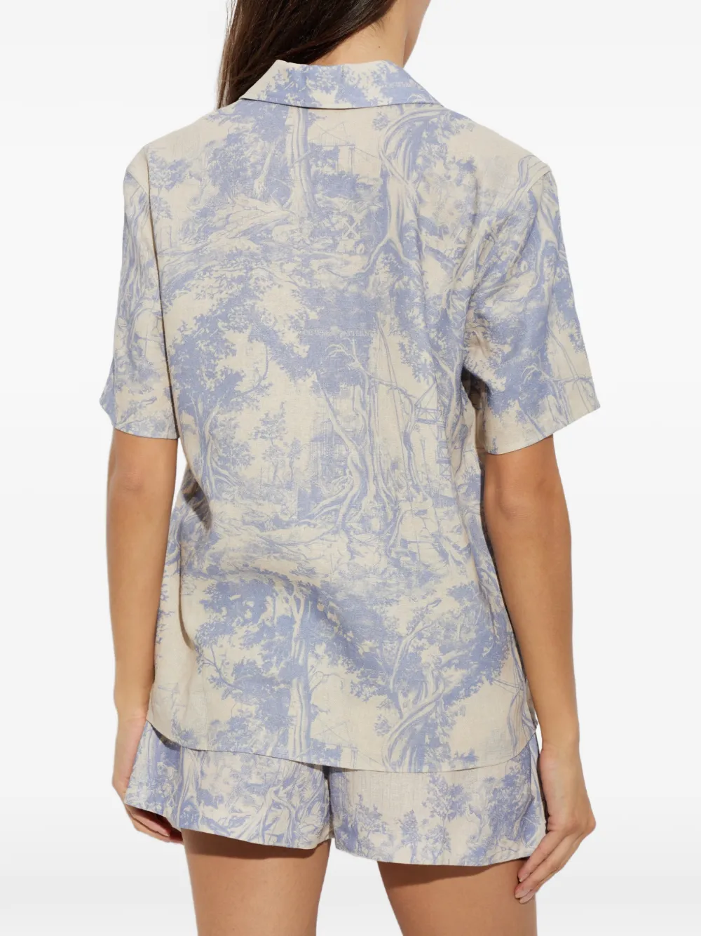 Off-White Overhemd met print Blauw