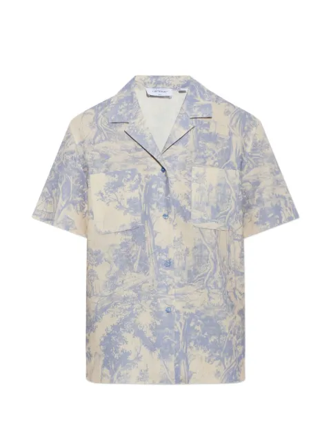 Off-White Hemd mit Landschafts-Print