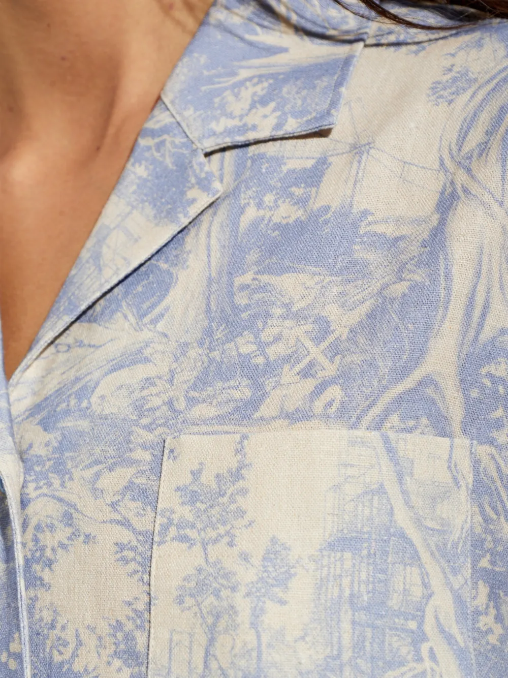 Off-White Overhemd met print Blauw