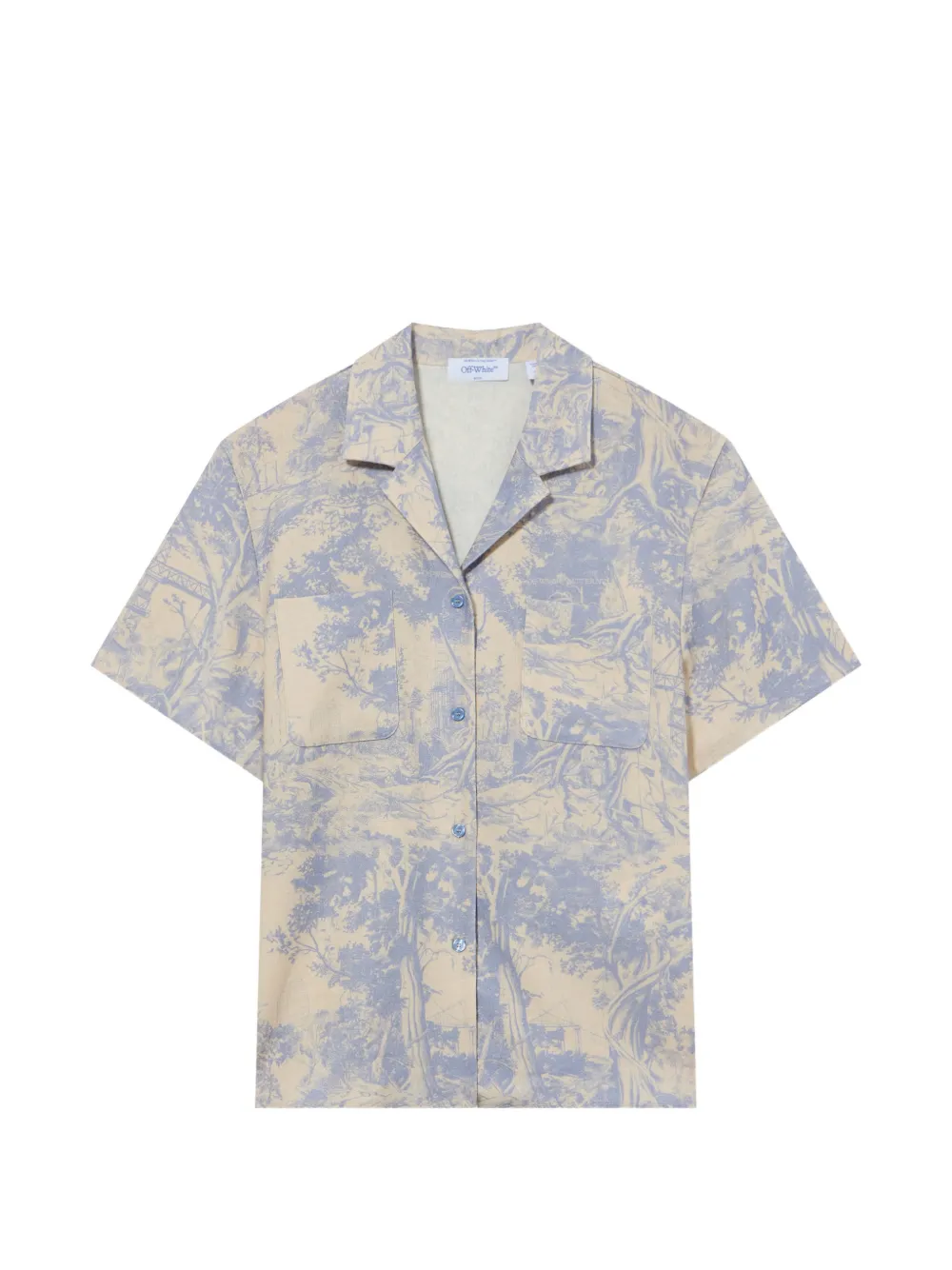 Off-White Overhemd met print Blauw