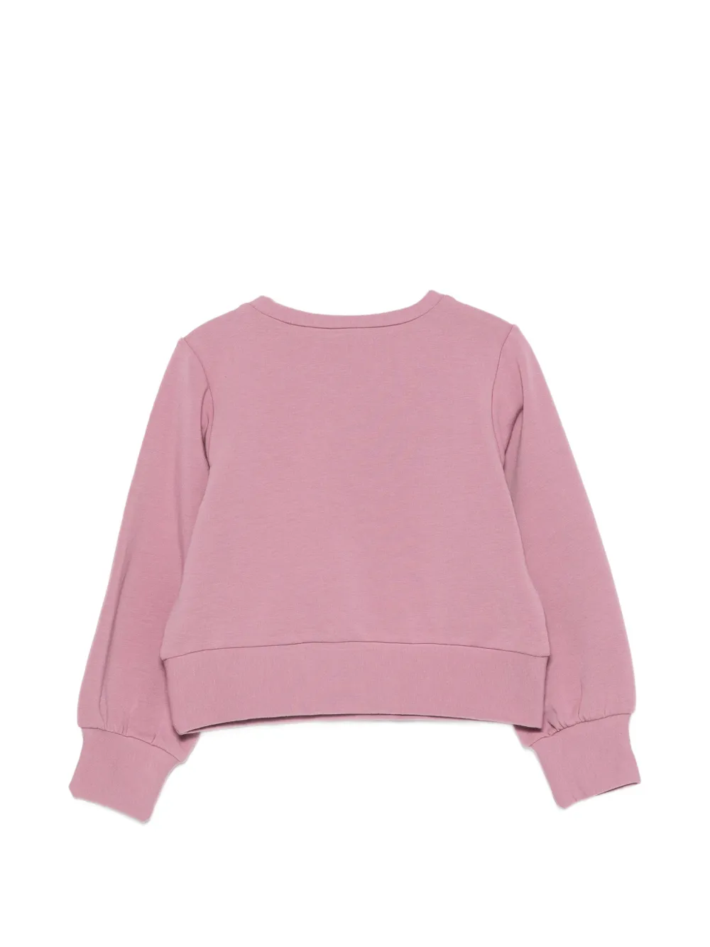 Liu Jo Kids Sweater met geborduurde hond Roze