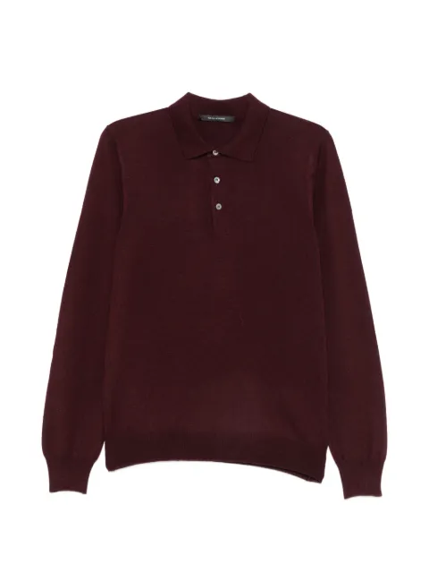 Tagliatore long-sleeves polo shirt