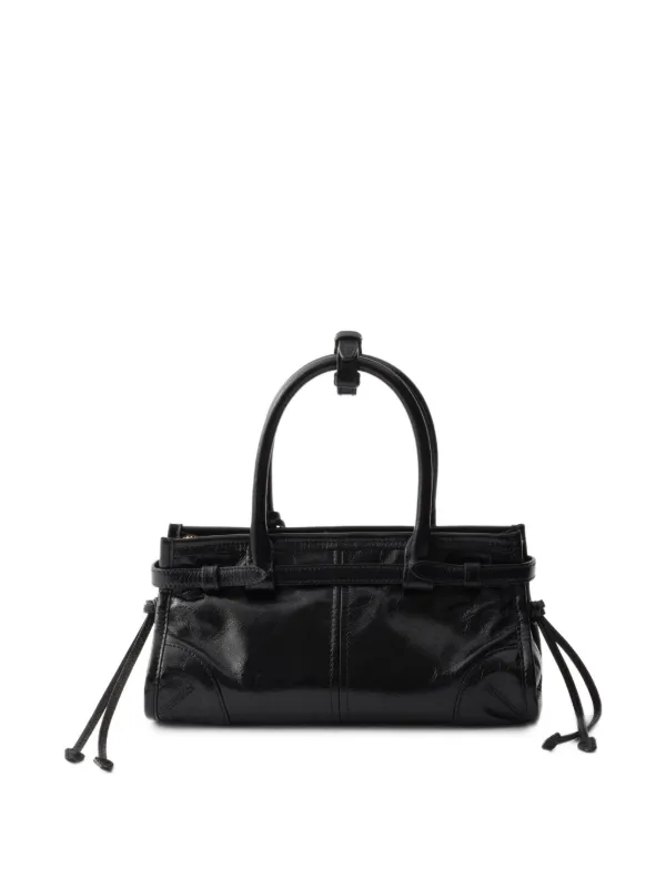 Prada Bonnie レザーバッグ ミニ | ブラック | FARFETCH JP