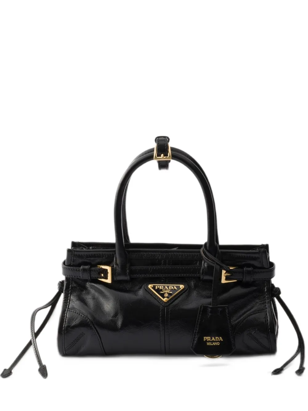 Prada Bonnie leather mini-bag - Nero