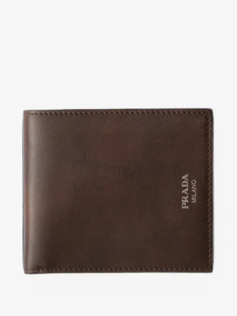 Prada cartera de piel envejecida