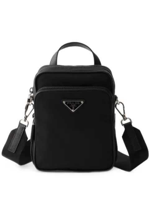 Prada Re-Nylon and Saffiano leather shoulder bag