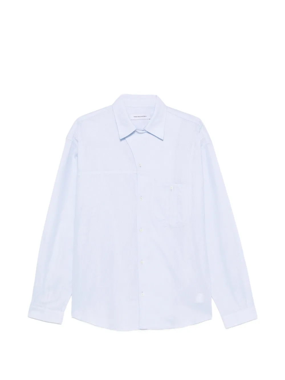 Kiko Kostadinov Camicia asimmetrica - Blu