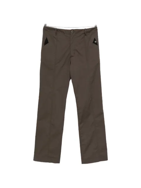 Kiko Kostadinov contrast-panel straight-leg trousers