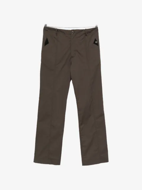 Kiko Kostadinov contrast-panel straight-leg trousers
