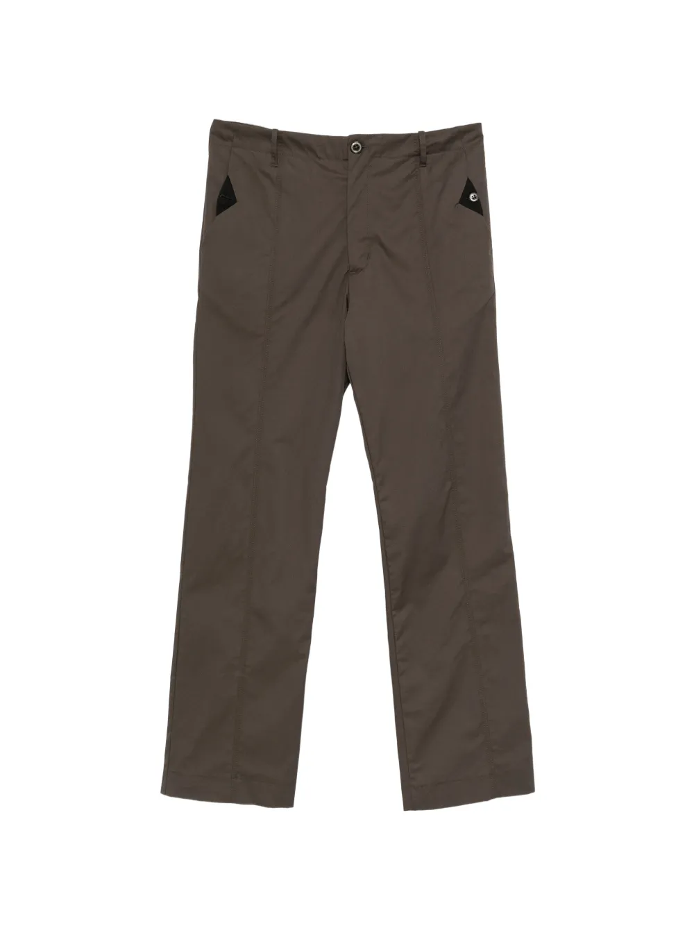 Kiko Kostadinov contrast-panel straight-leg trousers