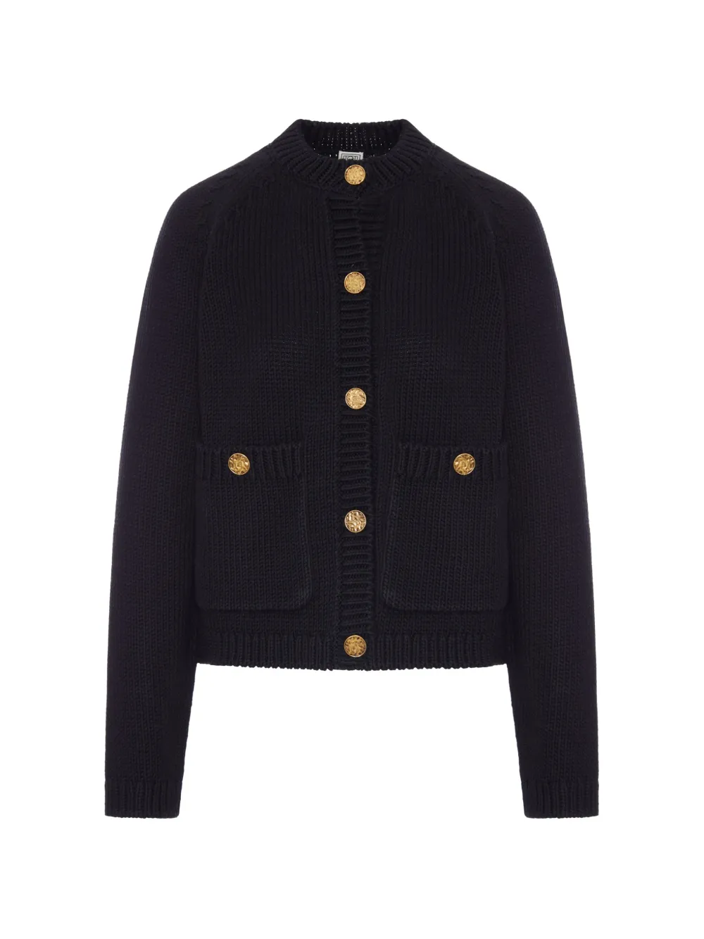 TOTEME button-up chunky-knit cardigan - Schwarz