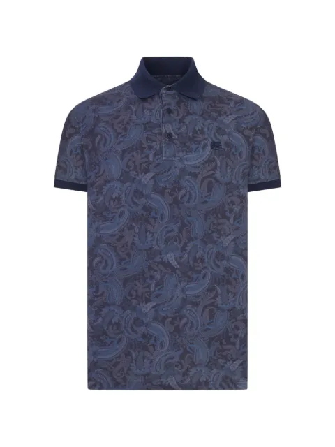 ETRO Paisley-print polo shirt