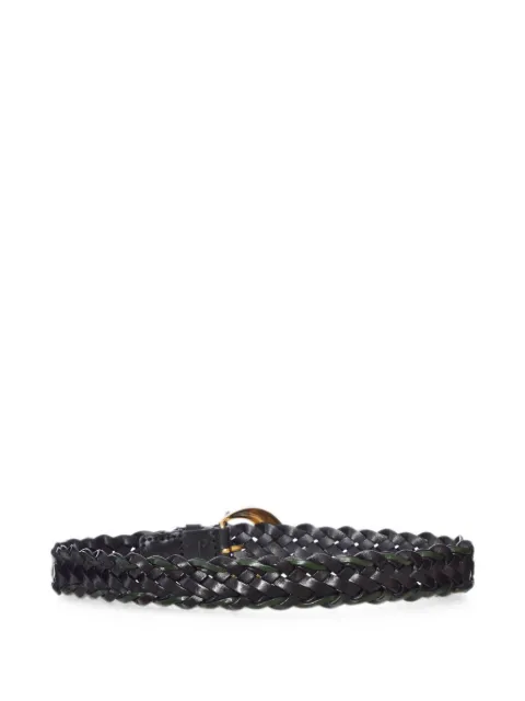 ETRO braided leather belt