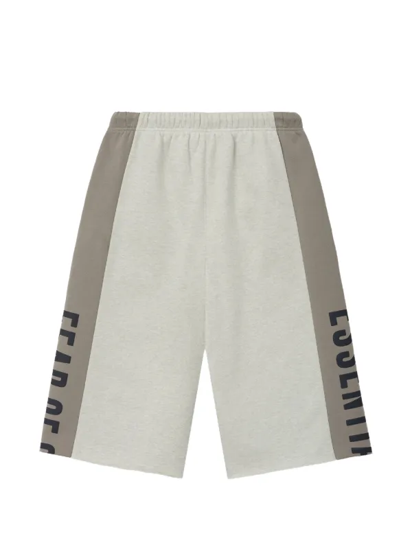 FEAR OF GOD ESSENTIALS Panelled Raw cut-off Sweatpants | Neutrals