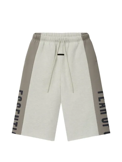 FEAR OF GOD ESSENTIALS panelled raw cut-off sweatpants
