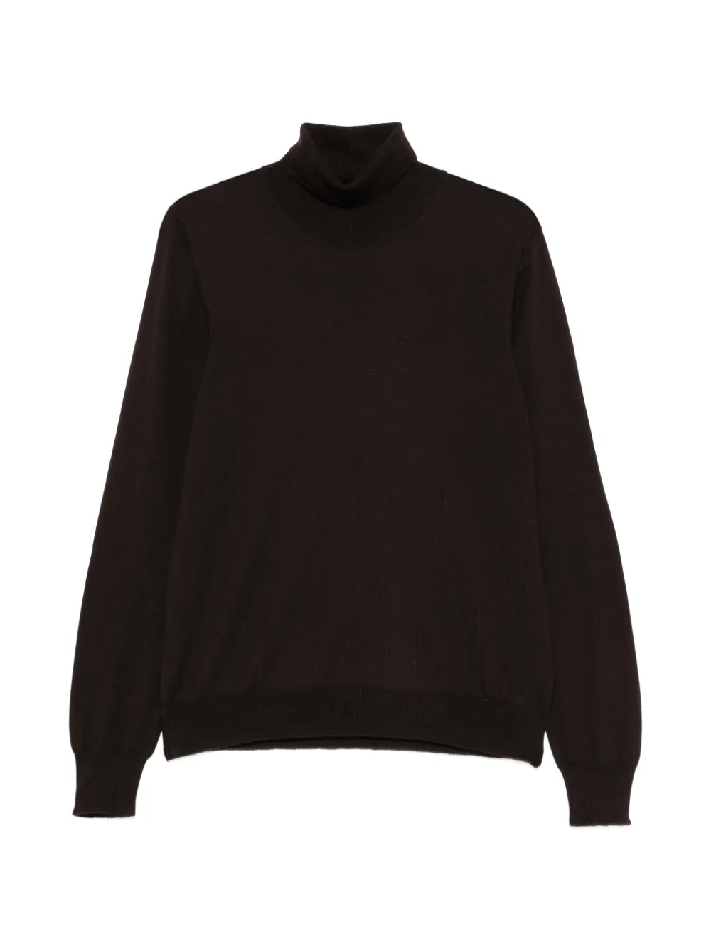 Tagliatore roll-neck long-sleeve sweater - Braun
