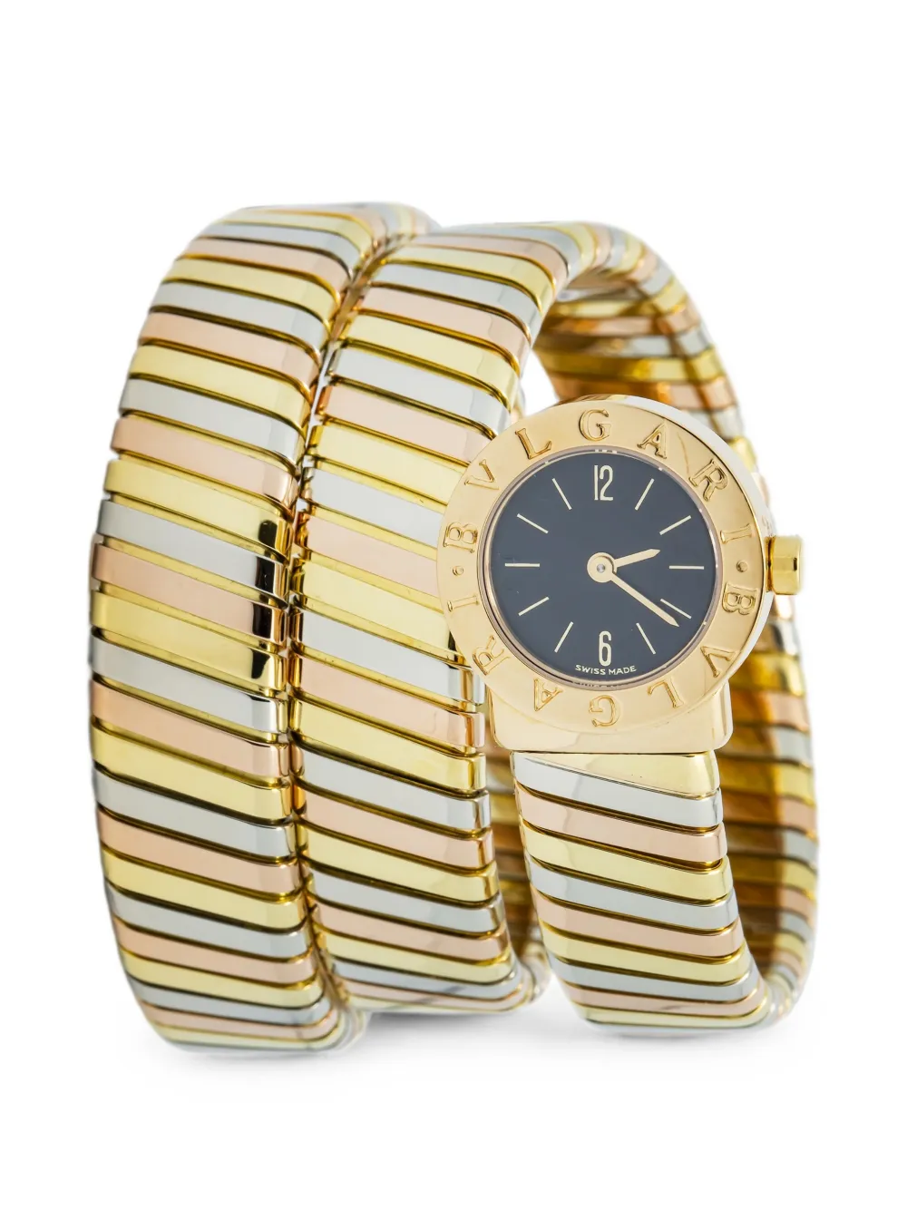 Bvlgari Pre-Owned Serpenti Tubogas 19mm watch - Nero