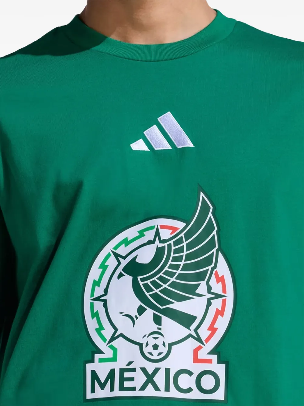 adidas Mexico DNA T-shirt met grafische print Groen