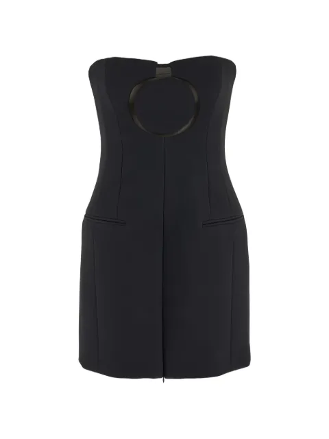 Ferragamo circle-cutout strapless fitted top