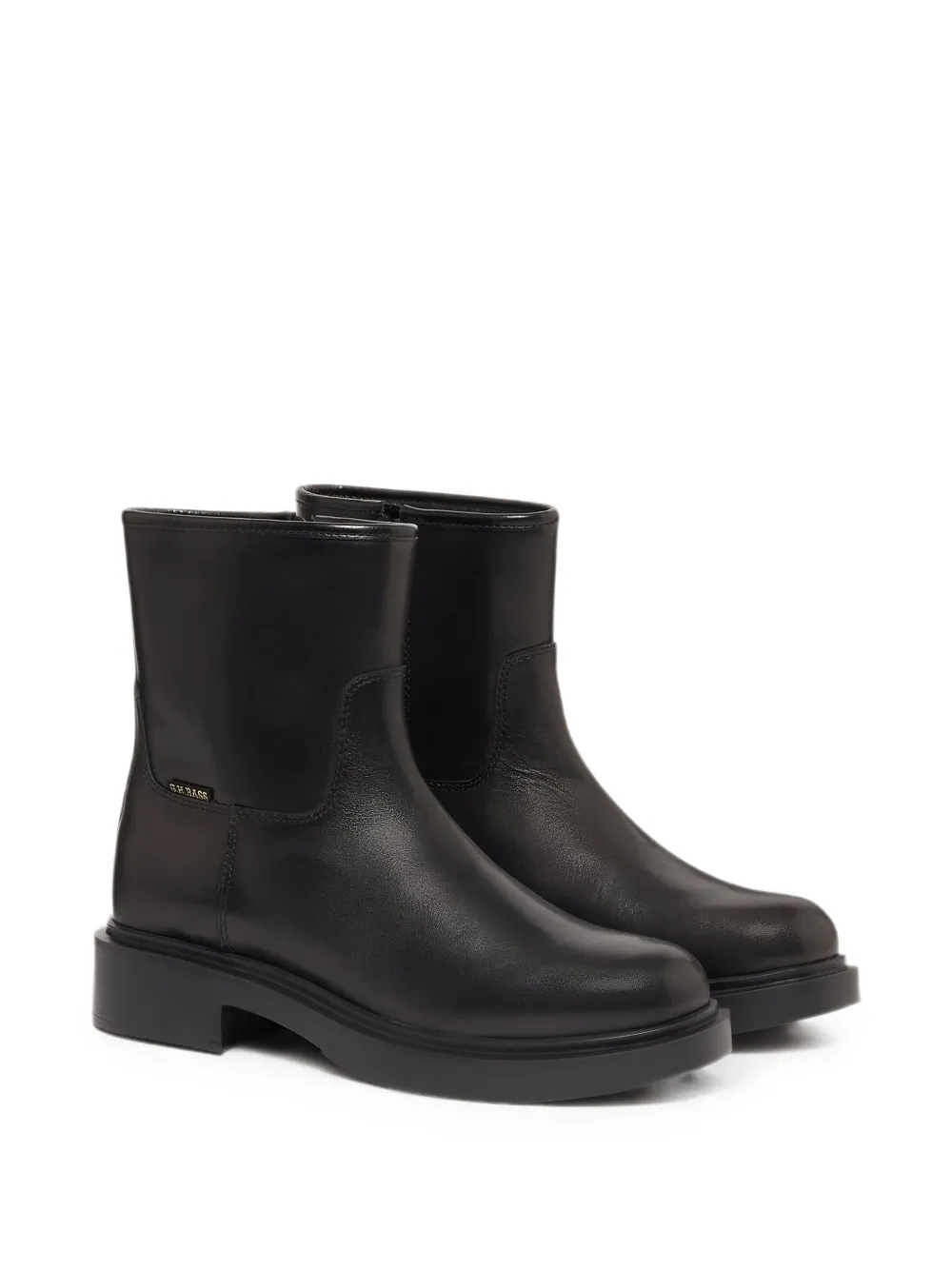 G.H.Bass Albany II leather ankle boots Zwart