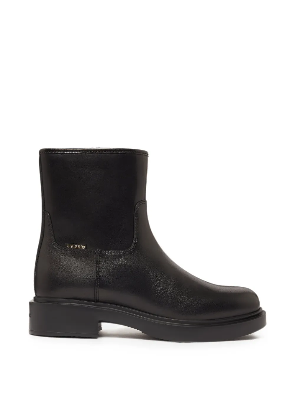 G.H.Bass Albany II leather ankle boots Zwart