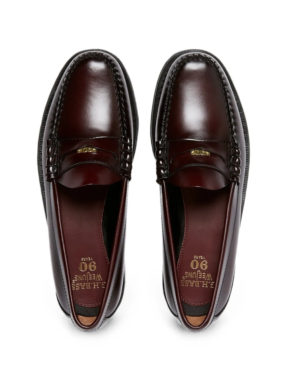 G.H.Bass Weejuns Anniversary Larson penny loafers Bruin