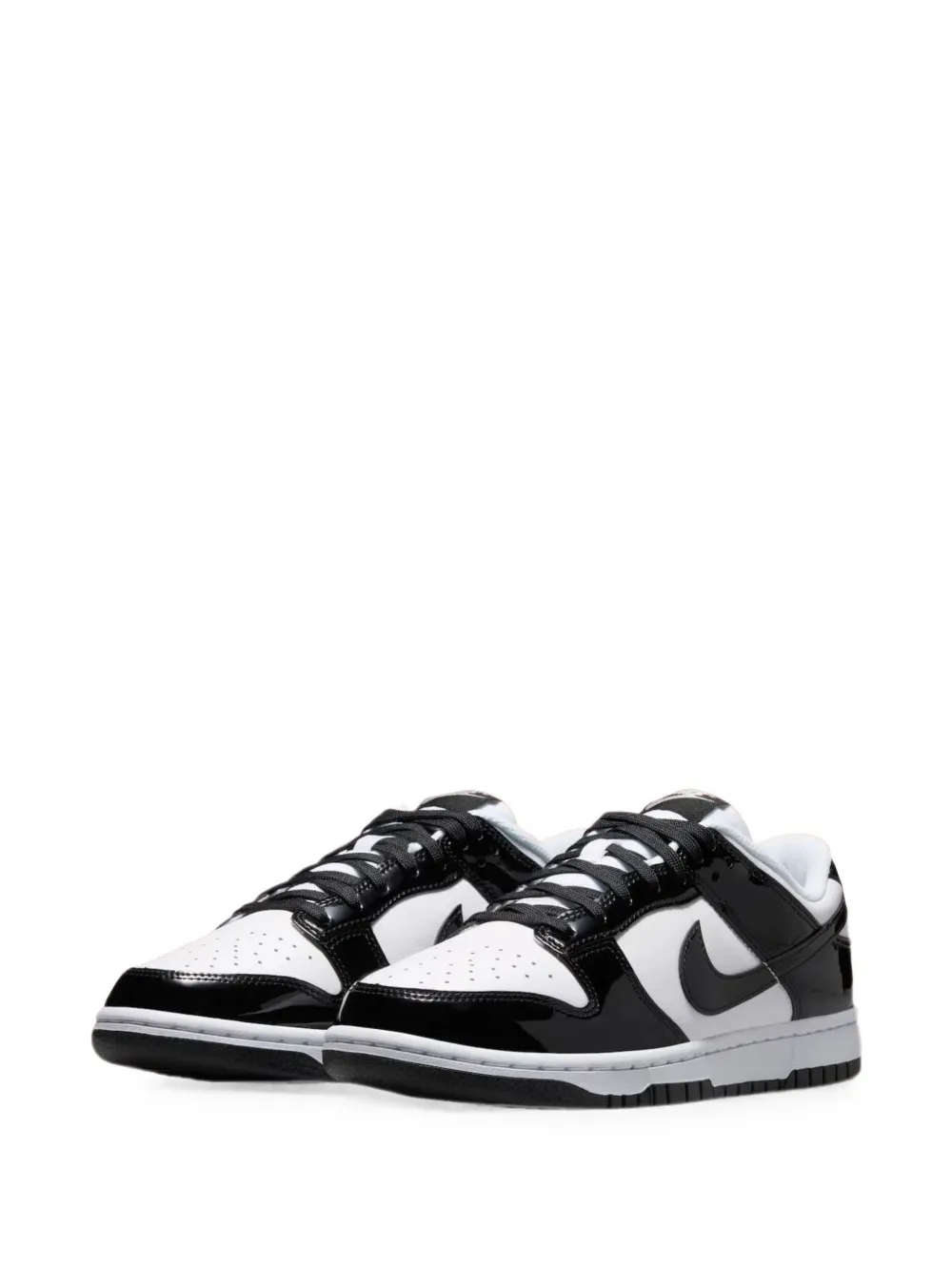 Nike Dunk Low patent leather sneakers Wit