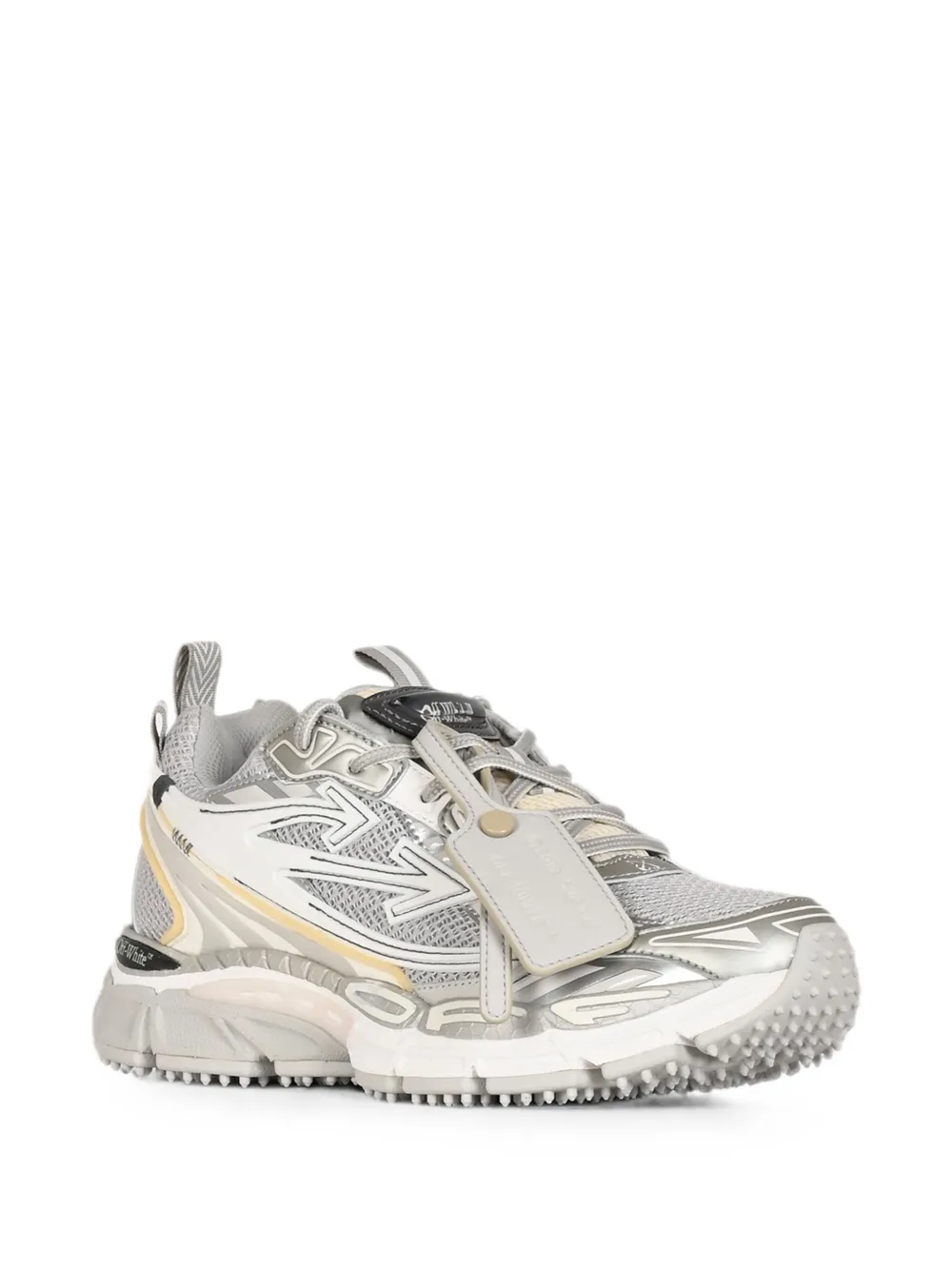 Off-White Be Right Back zip-tie sneakers Grijs