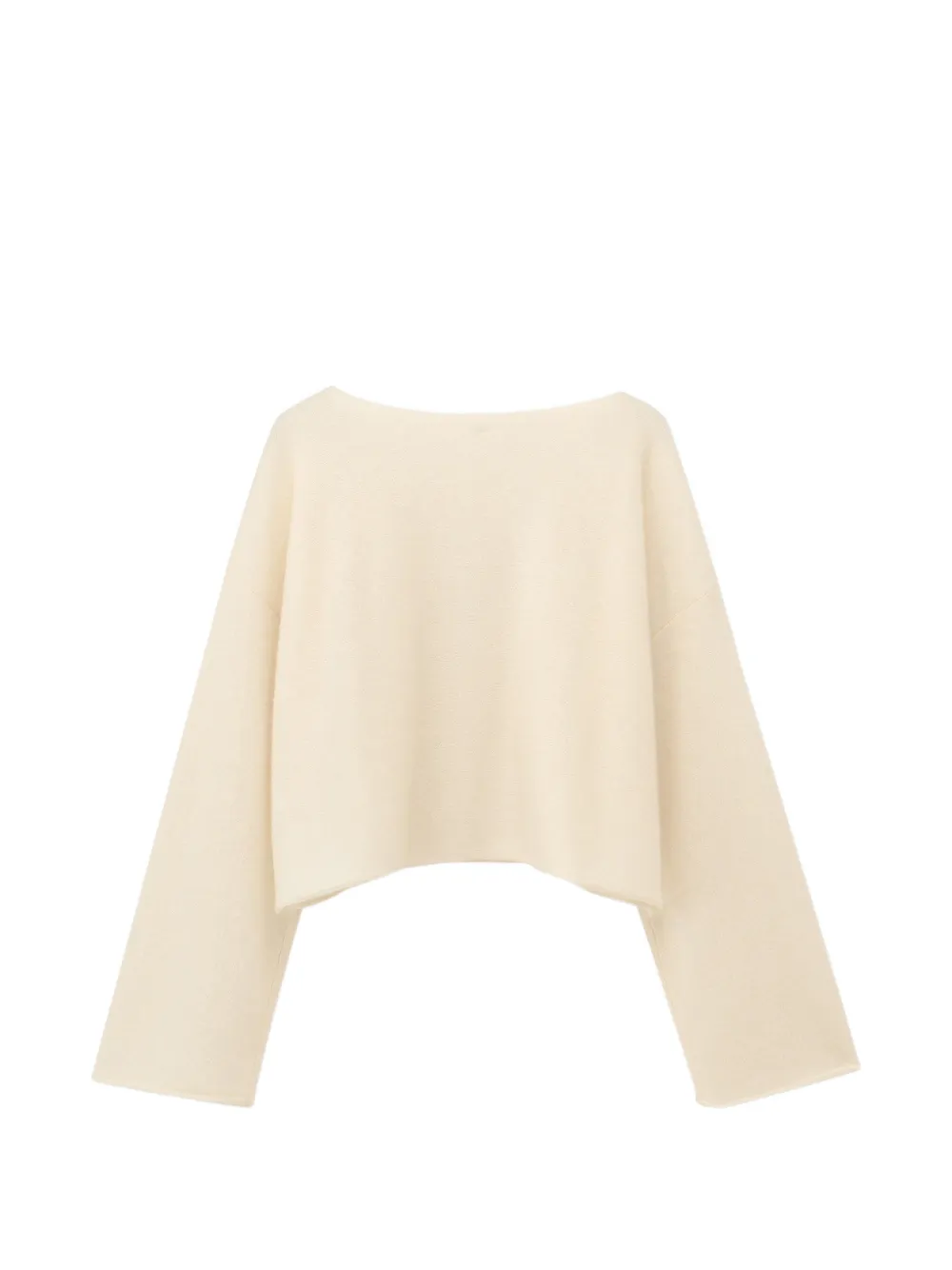 Taiga Takahashi Bateau-neck Cashmere Sweater In Neutral
