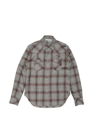 Ader Error チェック シャツ | ブラウン | FARFETCH JP