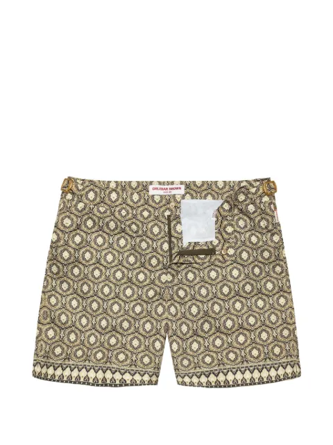Orlebar Brown Bulldog Passetto geometric-print swim shorts