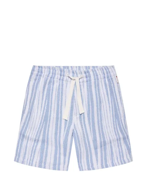 Orlebar Brown Trevone towelling stripe-print shorts