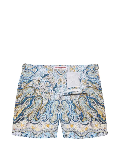 Orlebar Brown Bulldog Fairground paisley-print swim shorts