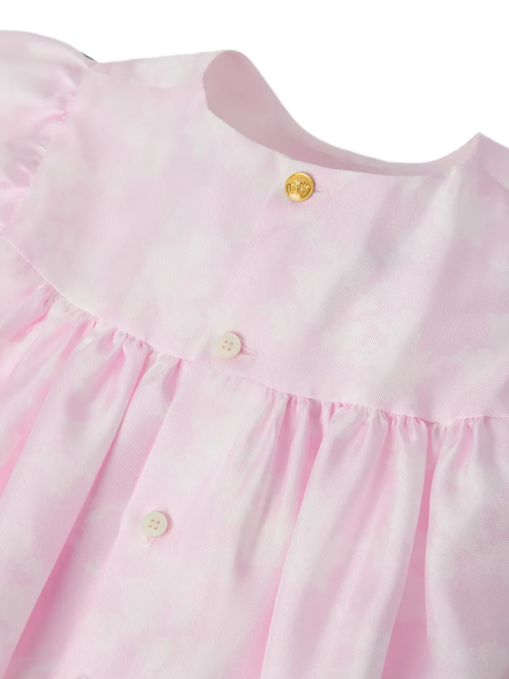 Versace Kids Jurk met bloemenprint Roze