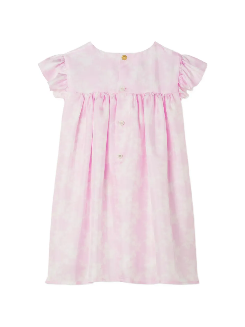 Versace Kids Jurk met bloemenprint Roze