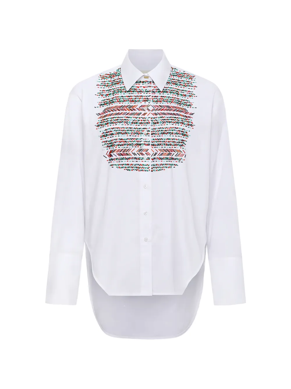 Hellessy Sol embroidered asymmetric shirt - White
