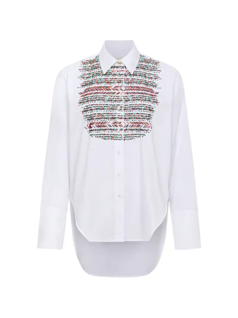Hellessy Sol embroidered asymmetric shirt