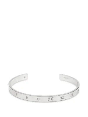Maison Margiela ナンバーエングレーブ ブレスレット | シルバートーン