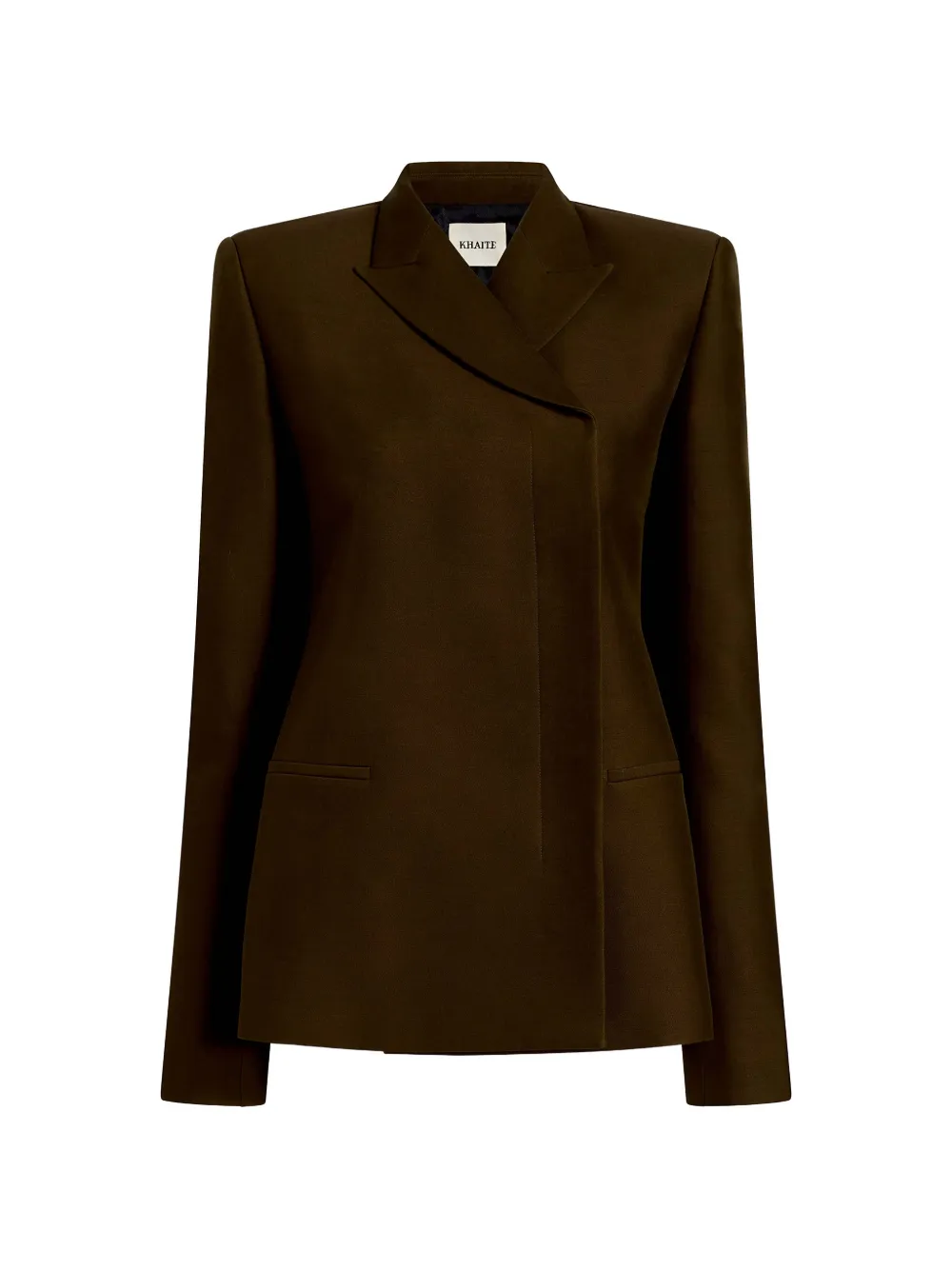 KHAITE Silvannah blazer Groen