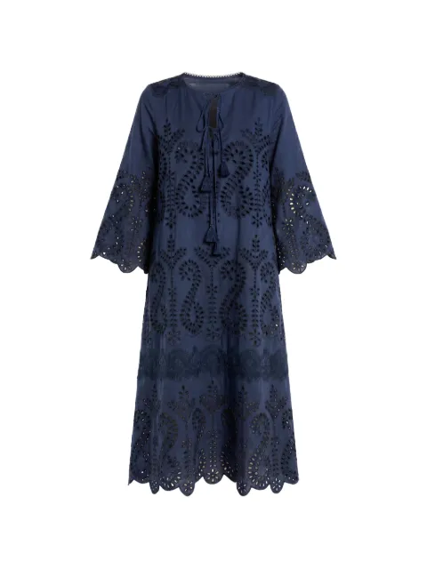 Christy Lynn Norah embroidered eyelet midi dress
