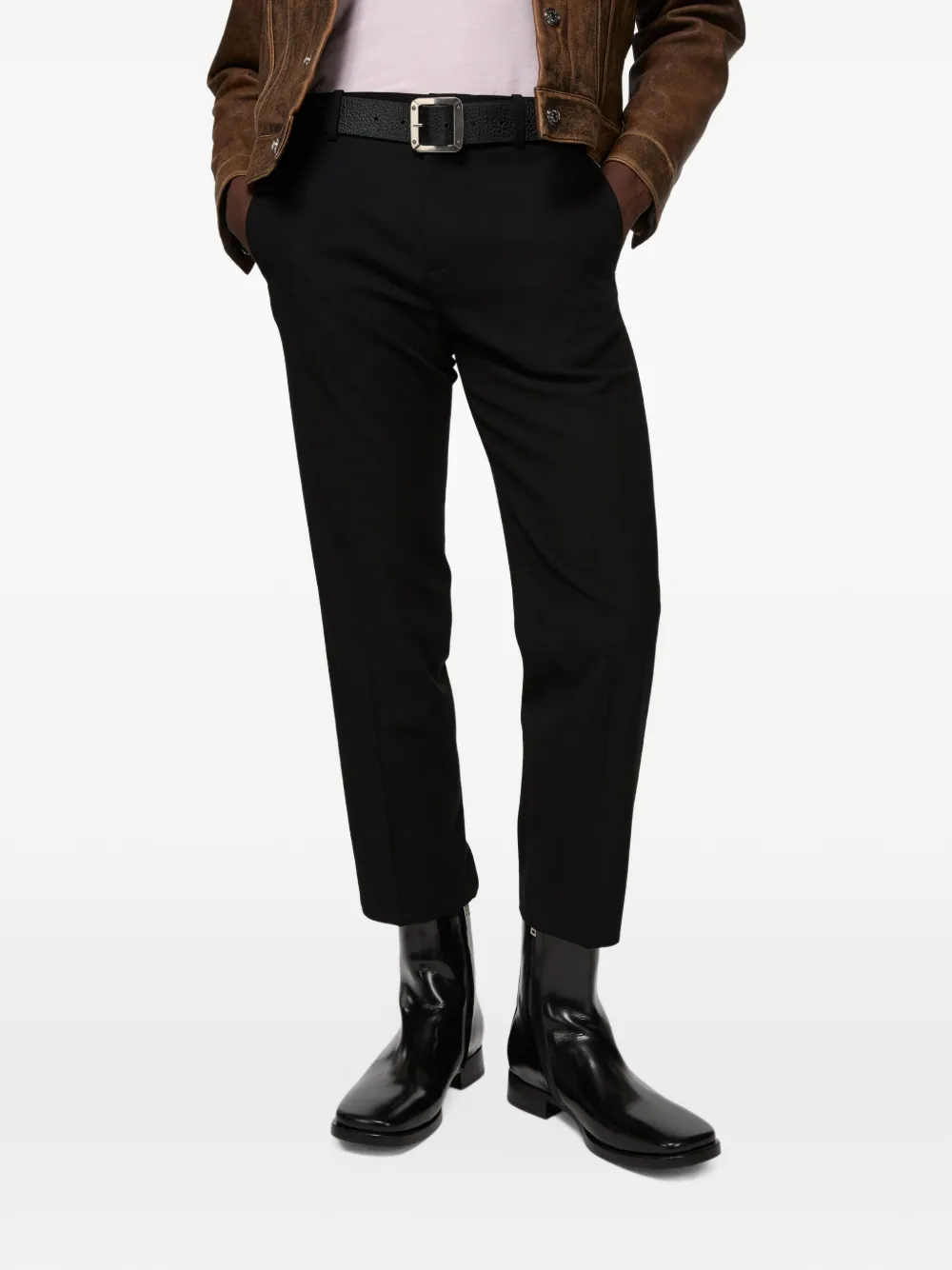 Acne Studios Cropped pantalon Zwart