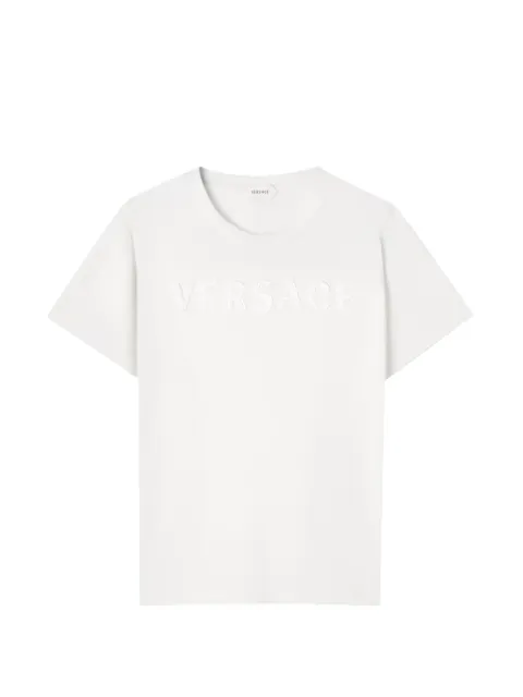 Versace Kids logo-embroidered T-shirt