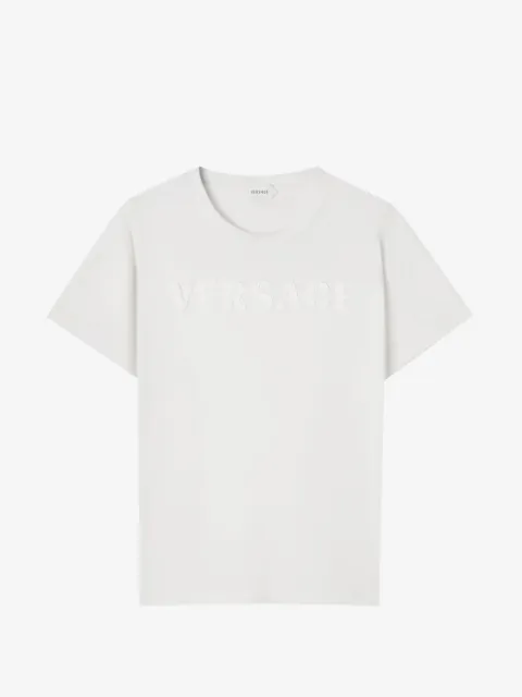 Versace Kids logo-embroidered T-shirt
