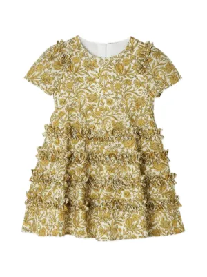 MSGM Kids フローラル ワンピース | イエロー | FARFETCH JP