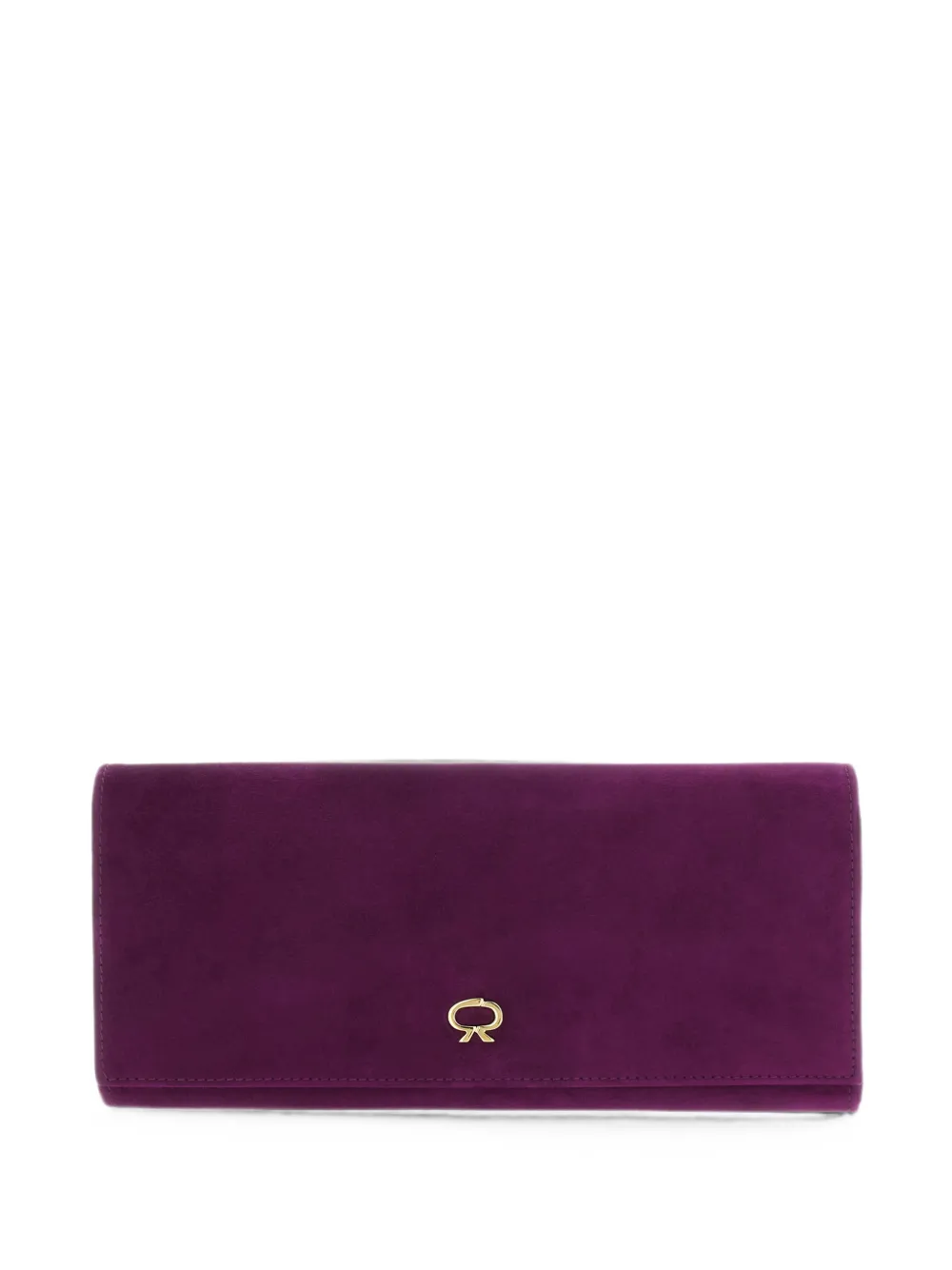 Gianvito Rossi Monica Chain-link Clutch Bag In Purple