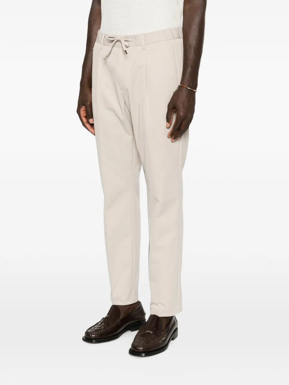Herno Plooibroek met trekkoord Beige